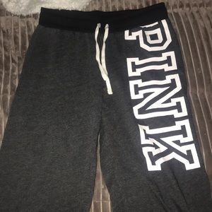 Pink vs joggers/leggings